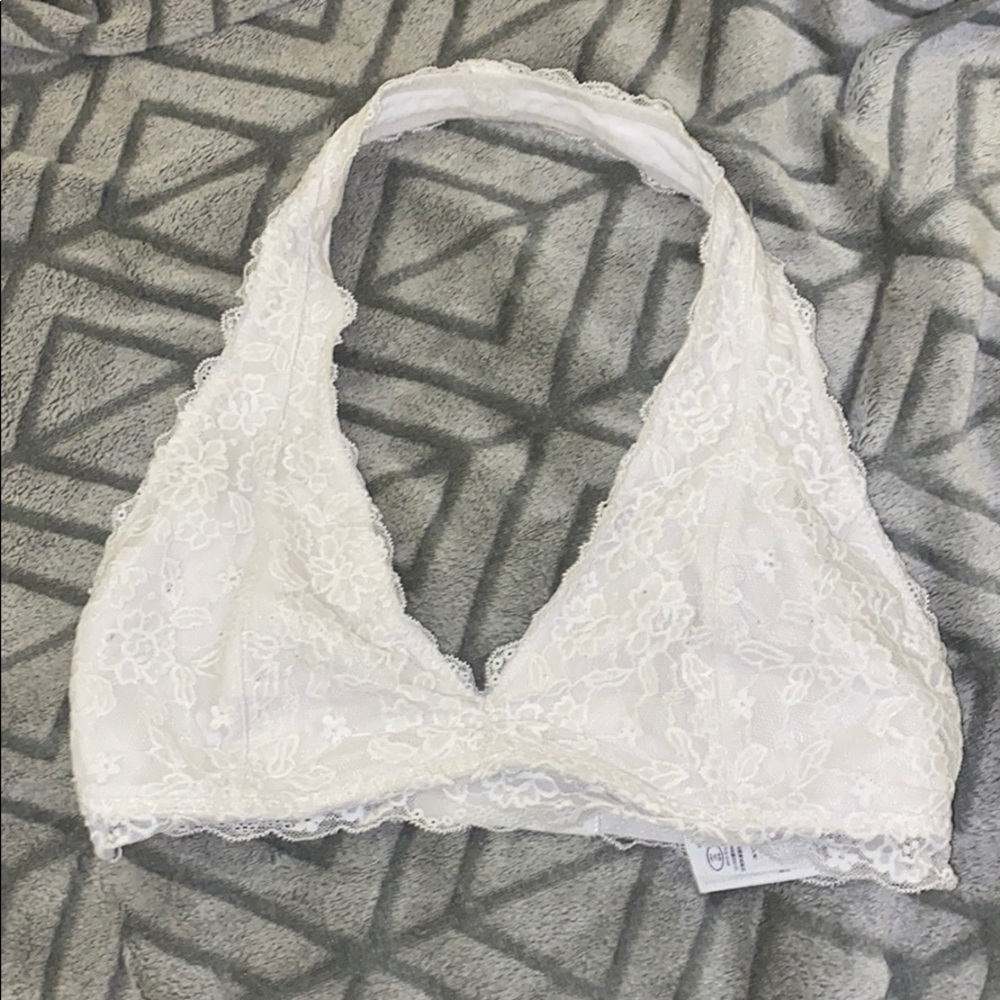 White Hollister Bralette